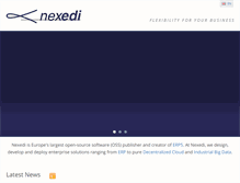 Tablet Screenshot of nexedi.com